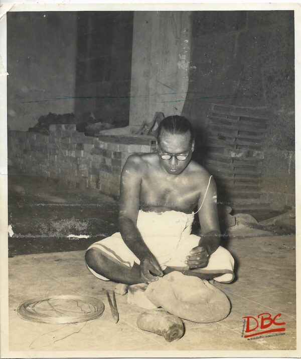 A Craftsman Preparing Clay Models