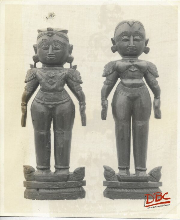 Two Standing Figuires -Made of Wood