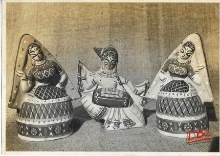 Three Beautiful Clay Doles