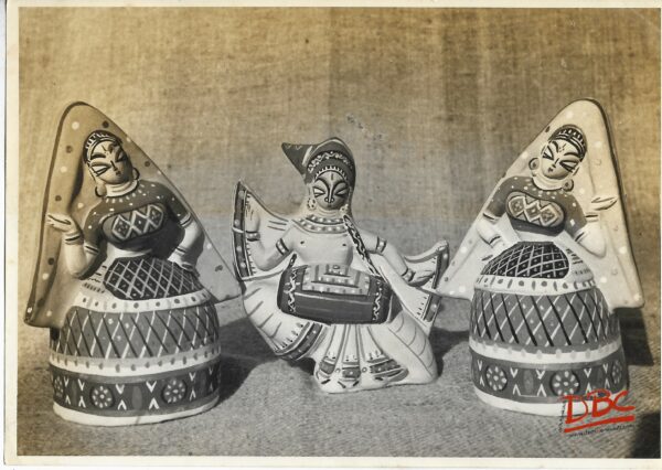 Three Beautiful Clay Doles