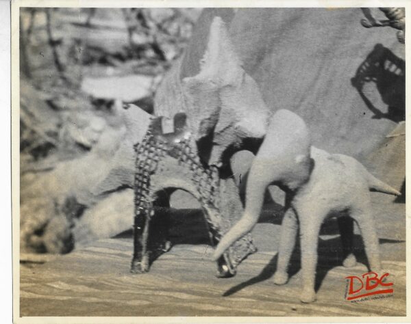 Two Clay Moulds of Elephants