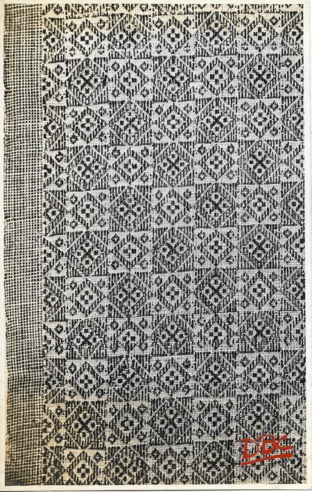 Textile Piece - Simple Square Pattern