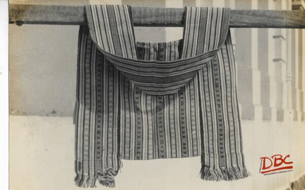 Nyogon Coloured Side Bag Ornamented With Red, Black, White And Yellow Stripes