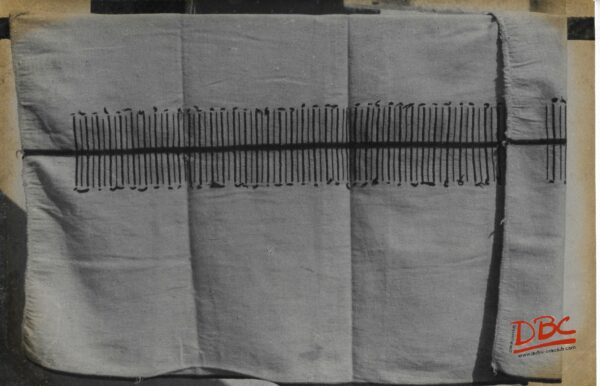 Gale White Lion Cloth With Black Strips in the Middle