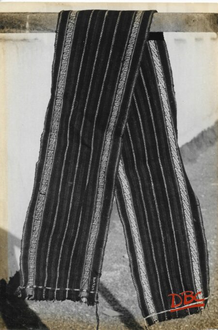 Resa - Shremulz - Touhoma Breast Band Designed With Blue White And Chocolat Strips Called Saremulz - Toushpma Used by Women