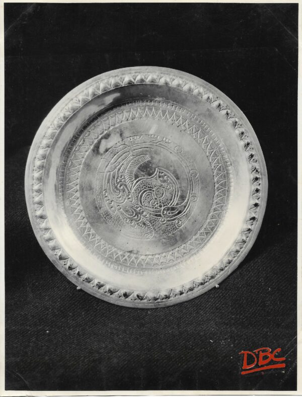 Small Brass Tray With Design (Ceylon)