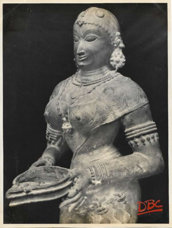 Madhura : Brass Deepalaskmi From Meenakshi Temple
