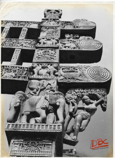 Sanchi Stupa - I  : Yakshini on East Gate