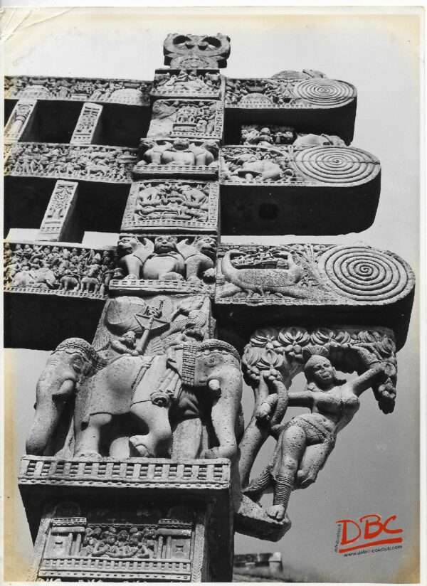 Sanchi Stupa - I  : Yakshini on East Gate