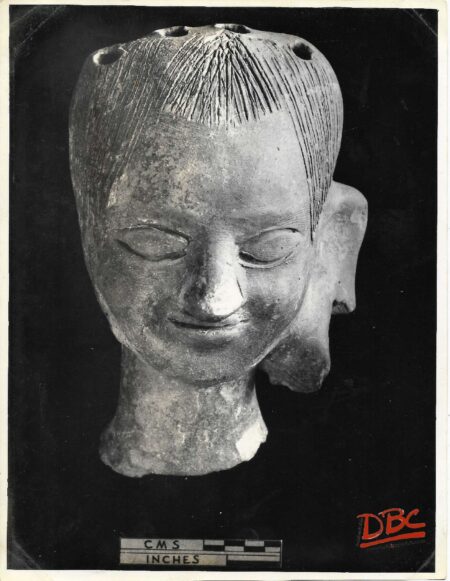 Kaushambi : Terracotta Head
