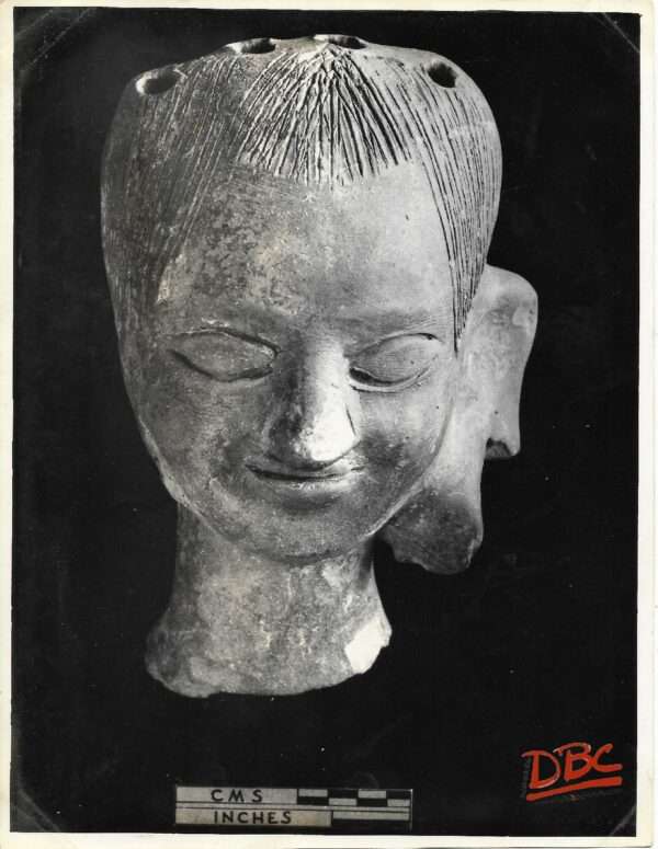 Kaushambi : Terracotta Head