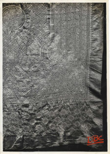 Embroidered Red Silk Shawl