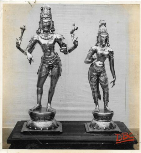 Vishnu & Lakshmi - Cire Perdue Casting