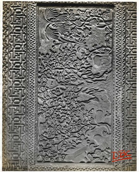 Fatehpur Sikri Floral Design in the Panel of Palace