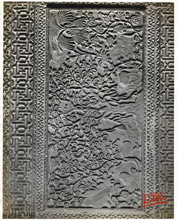 Fatehpur Sikri Floral Design in the Panel of Palace