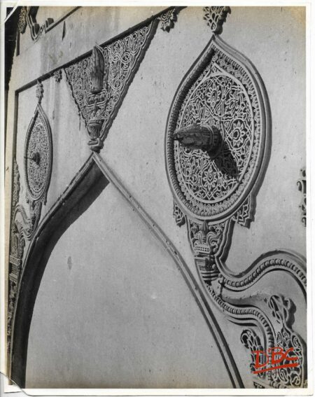 Bijapur - Floral Work of the Facade of the East Side