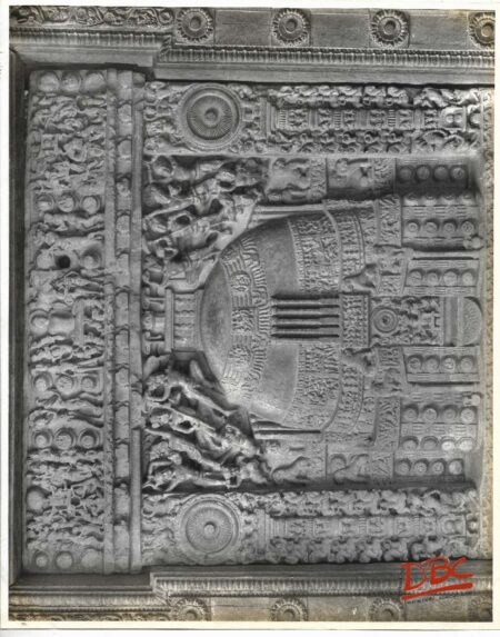 Amaravatu - Stupa Slab From Madras Museum