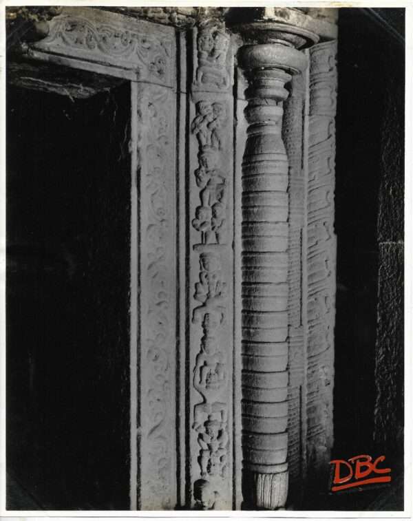 Aihole - Kunti Temple -Door Jamb