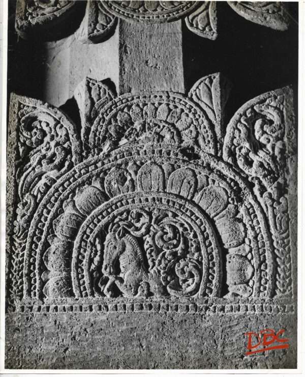 Ajanta - Cave No. 23 - Pillar Details