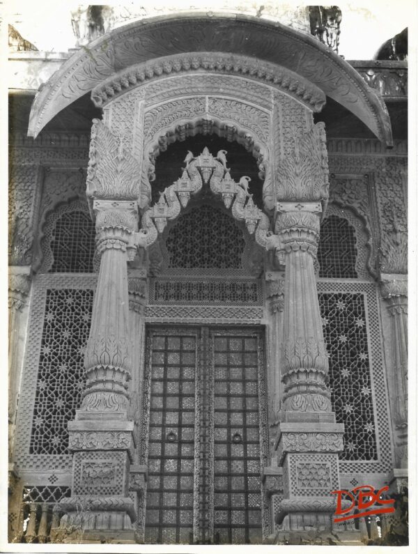 Nagaur (Rajasthan) - Shrinath Ji's Temple - Detials of the Main Entrance