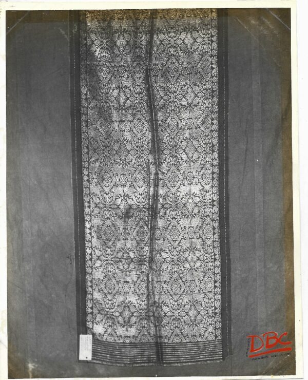 Red Silk Sari Piece