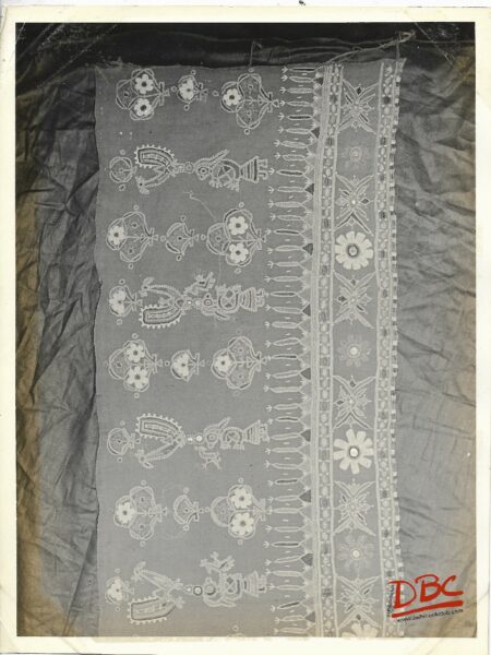 Skirt Embroidered Cotton Kuteh