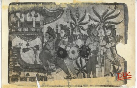 Ramas Stock For Loss of Sita Painting Folk Ramayana (Maharashtra)