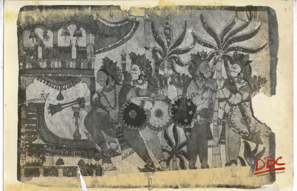 Ramas Stock For Loss of Sita Painting Folk Ramayana (Maharashtra)