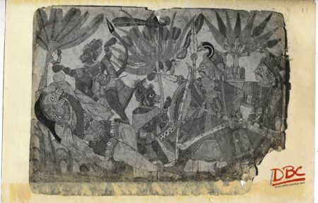 Phiphs of Sngria Painting Folk Ramayana (Maharashtra)