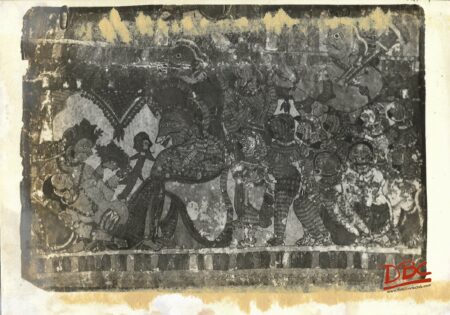 The Shakti Prince the Body of Lakshmana Painting Folk Ramayana (Maharashtra)
