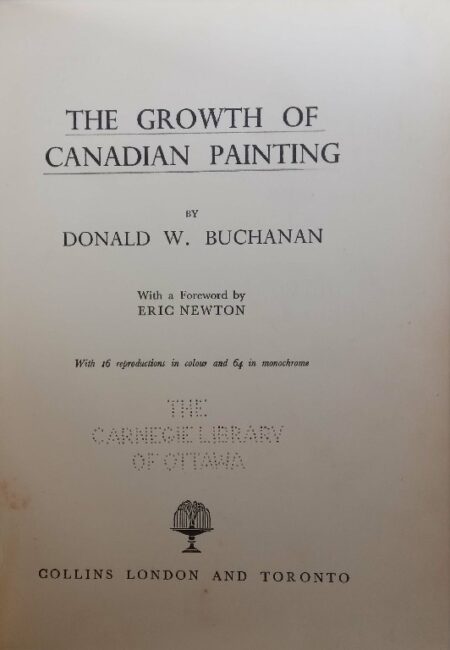 The Growth of Candian Painting