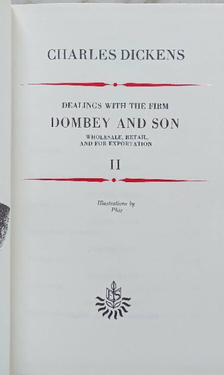 Dealing with the firm Dombey and Son II