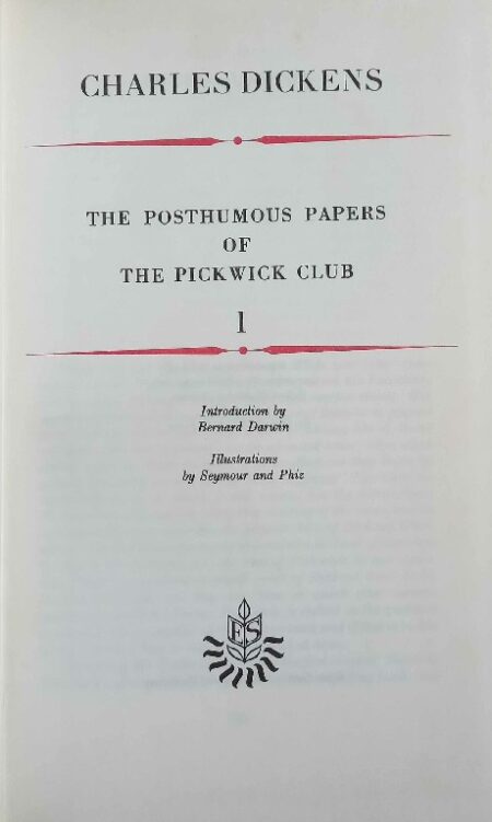 The Posthumous Papers Of The Pickwick Club |