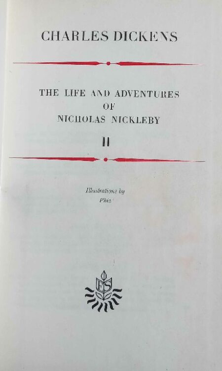The Life and Adentures of Nicholas Nickleby ||