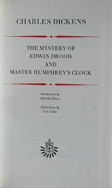 The Mystery of Edwin Drood And Master