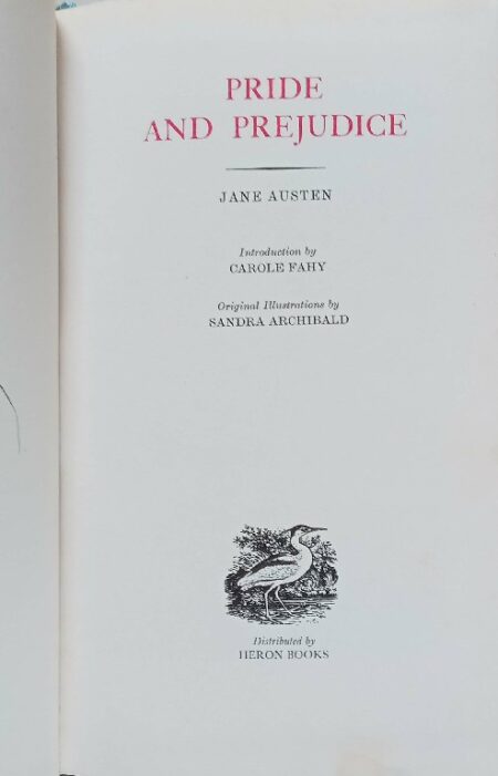 Pride and Prejudice